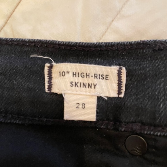 Madewell 10" High-Rise Skinny Jeans - Size 28 - Picture 6 of 7